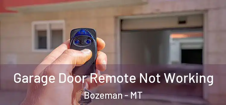  Garage Door Remote Not Working Bozeman - MT